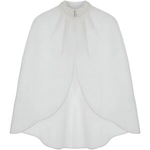Elegant White Cape for Women